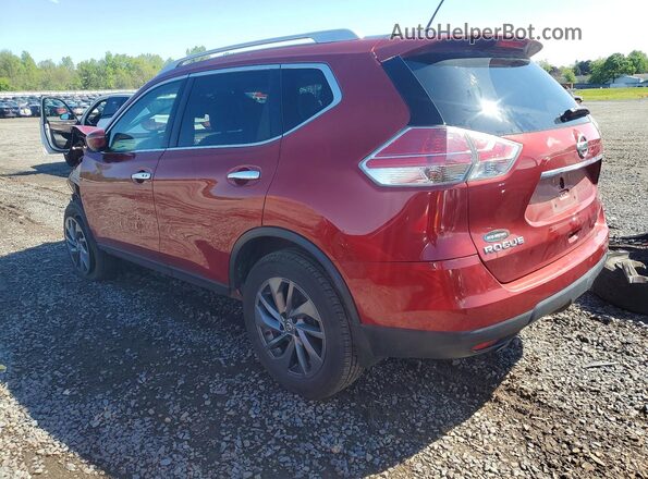 5N1AT2MVXGC889326 2016 NISSAN ROGUE Red Tył lewy