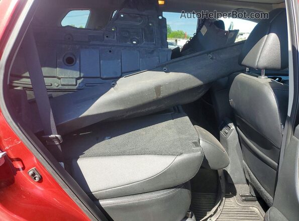 5N1AT2MVXGC889326 2016 NISSAN ROGUE Red Widok wnętrza z tyłu