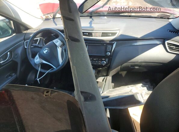 5N1AT2MVXGC889326 2016 NISSAN ROGUE Red Widok deski rozdzielczej