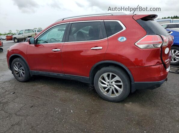 5N1AT2MVXGC924771 2016 NISSAN ROGUE Red Rear left
