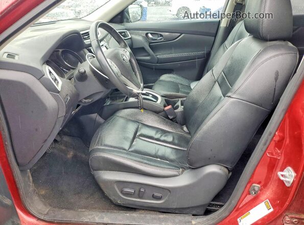 5N1AT2MVXGC924771 2016 NISSAN ROGUE Red Front interior view