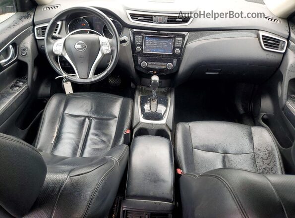 5N1AT2MVXGC924771 2016 NISSAN ROGUE Red Dashboard view