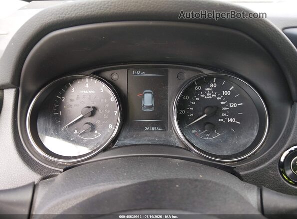 5N1AT2MVXHC750167 2017 NISSAN ROGUE Gray უკანა სავარძლების ხედი