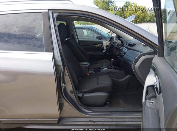 5N1AT2MVXHC750167 2017 NISSAN ROGUE Gray წინა სალონის ხედი