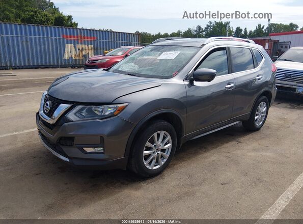 5N1AT2MVXHC750167 2017 NISSAN ROGUE Gray წინა მარცხენა ხედი სამი მეოთხედიდან