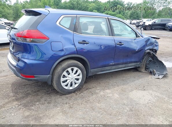 5N1AT2MVXHC785422 2017 NISSAN ROGUE Dark Blue Задняя правая четверть