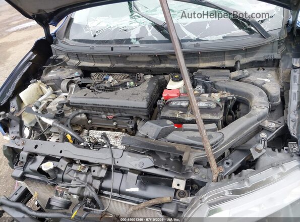 5N1AT2MVXHC785422 2017 NISSAN ROGUE Dark Blue Вид сзади