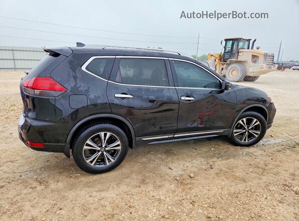 5N1AT2MVXHC790202 2017 NISSAN ROGUE Черный Задняя правая четверть