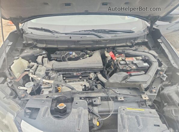 5N1AT2MVXHC790202 2017 NISSAN ROGUE Черный Вид подкапотного пространства