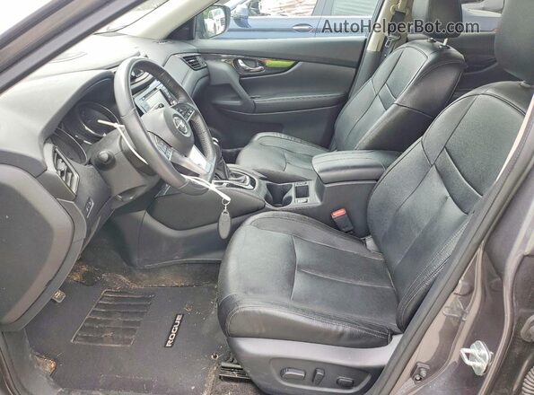 5N1AT2MVXHC837373 2017 NISSAN ROGUE Gray Սալոնի դիմացի տեսք