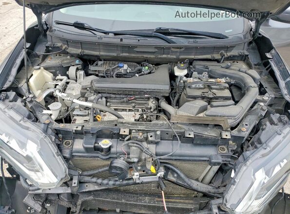 5N1AT2MVXHC837373 2017 NISSAN ROGUE Gray Շարժիչի բաժամունքի տեսք