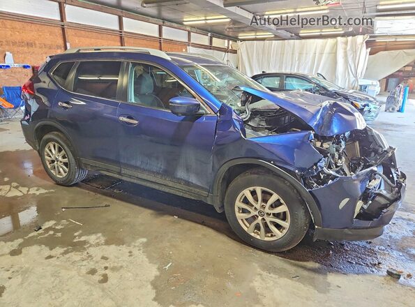 5N1AT2MVXHC878957 2017 NISSAN ROGUE Blue Передня права чверть