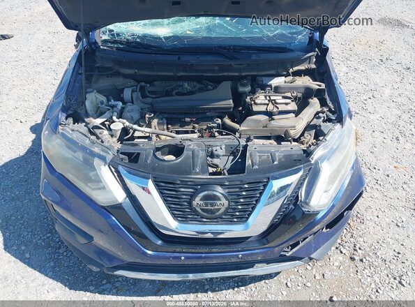5N1AT2MVXJC710449 2018 NISSAN ROGUE Blue Vista trasera
