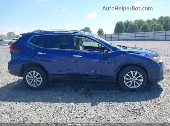 5N1AT2MVXJC710449 2018 NISSAN ROGUE Blue Vista interior trasera