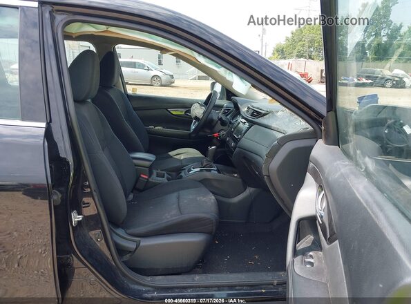 5N1AT2MVXJC752524 2018 NISSAN ROGUE Black Widok wnętrza z przodu