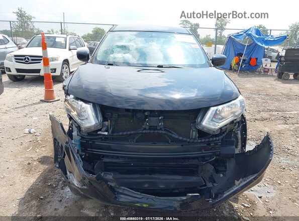 5N1AT2MVXJC752524 2018 NISSAN ROGUE Black Widok wnętrza z tyłu