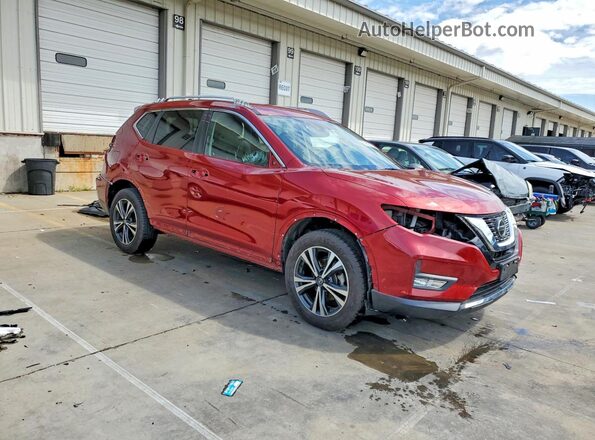 5N1AT2MVXJC795146 2018 NISSAN ROGUE Красный Передняя правая четверть