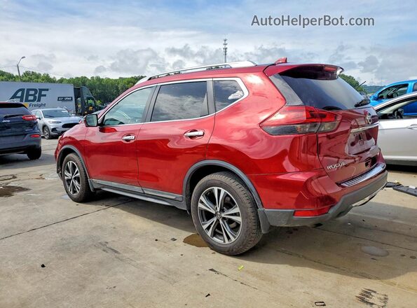 5N1AT2MVXJC795146 2018 NISSAN ROGUE Красный Задняя левая четверть