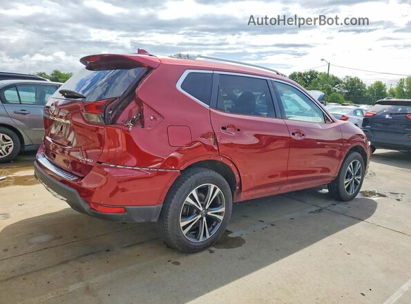 5N1AT2MVXJC795146 2018 NISSAN ROGUE Красный Задняя правая четверть