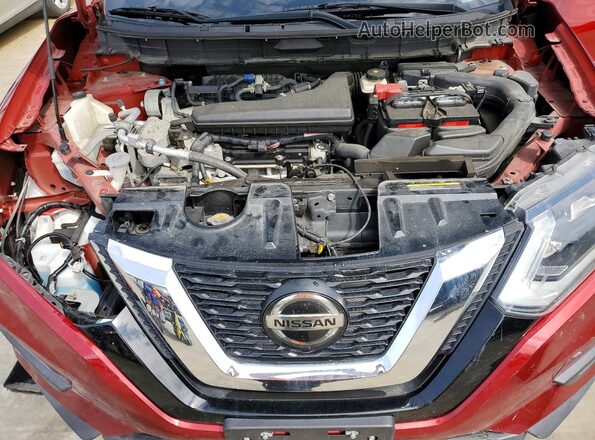 5N1AT2MVXJC795146 2018 NISSAN ROGUE Красный Вид подкапотного пространства