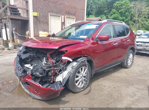 5N1AT2MVXJC838190 2018 NISSAN ROGUE Red Przód lewy