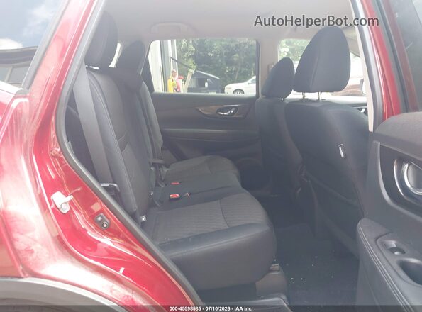 5N1AT2MVXJC838190 2018 NISSAN ROGUE Red Widok naklejki z numerem VIN