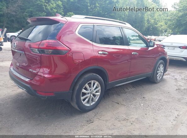 5N1AT2MVXJC838190 2018 NISSAN ROGUE Red Tył prawy