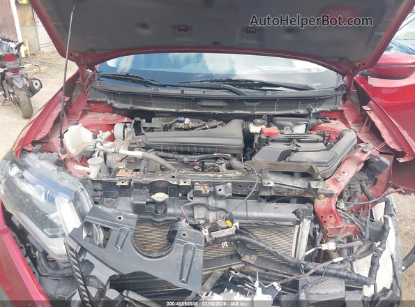 5N1AT2MVXJC838190 2018 NISSAN ROGUE Red Widok z tyłu