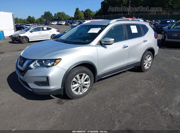 5N1AT2MVXJc787449 2018 NISSAN ROGUE Silver Front left