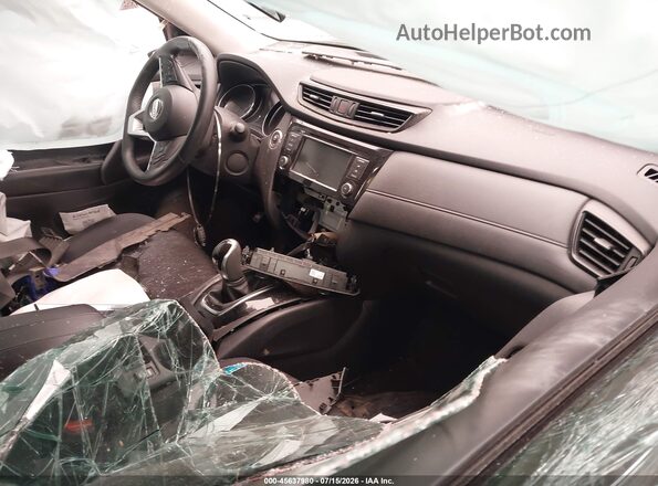 5N1AT2MVXKC729133 2019 NISSAN ROGUE Черный Вид салона спереди