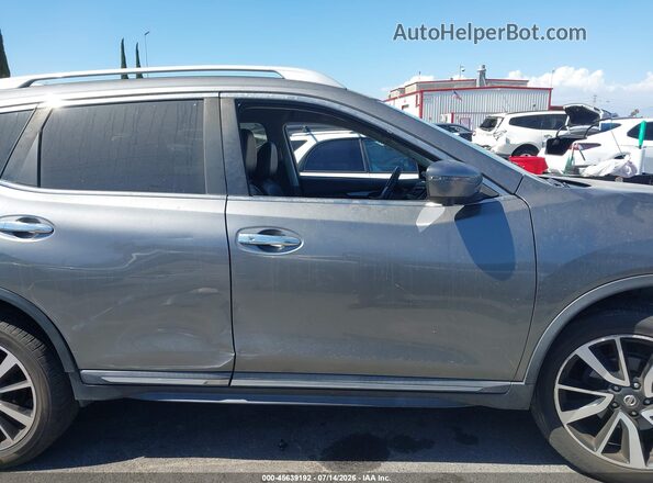 5N1AT2MVXKC803215 2019 NISSAN ROGUE Gray Вид щитка приладів