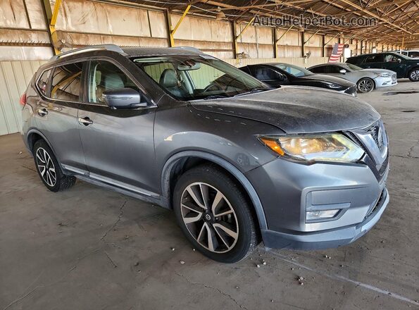 5N1AT2MVXKC806020 2019 NISSAN ROGUE Серый Передняя правая четверть