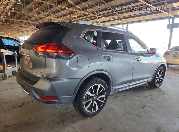 5N1AT2MVXKC806020 2019 NISSAN ROGUE Серый Задняя правая четверть