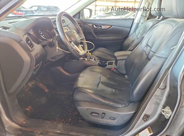 5N1AT2MVXKC806020 2019 NISSAN ROGUE Серый Вид салона спереди