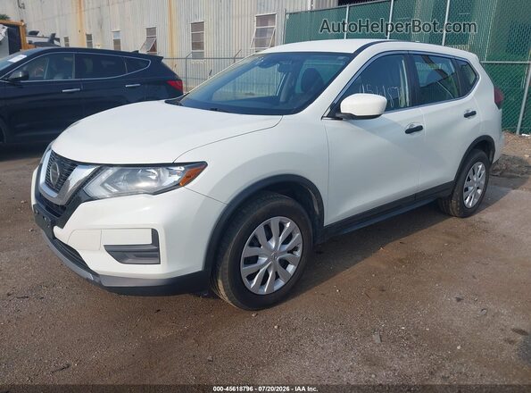 5N1AT2MVXKC818040 2019 NISSAN ROGUE White წინა მარცხენა ხედი სამი მეოთხედიდან