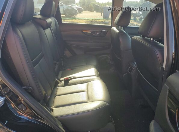 5N1AT2MVXKC825165 2019 NISSAN ROGUE Black Rear seats view