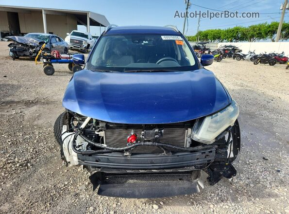 5N1AT2MVXKC845934 2019 NISSAN ROGUE Blue Vista frontal