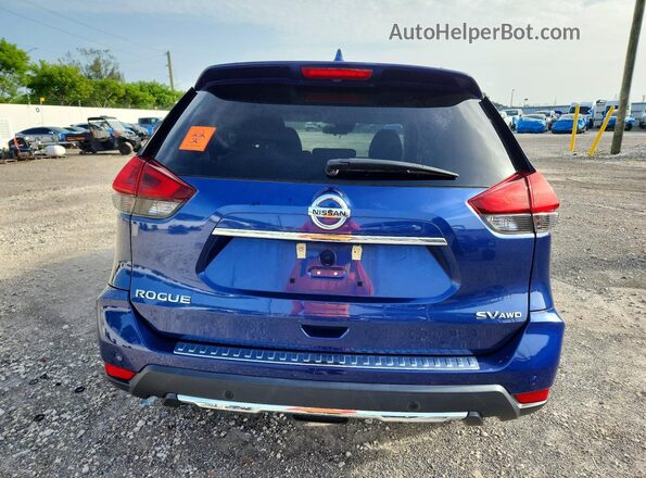 5N1AT2MVXKC845934 2019 NISSAN ROGUE Blue Vista trasera