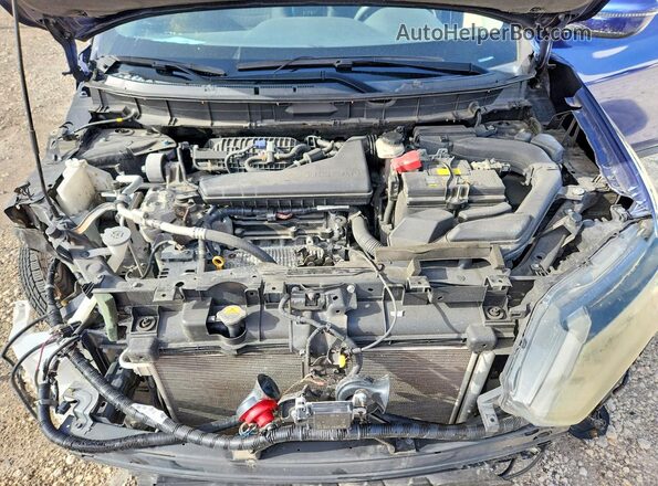 5N1AT2MVXKC845934 2019 NISSAN ROGUE Blue Vista del compartimento del motor