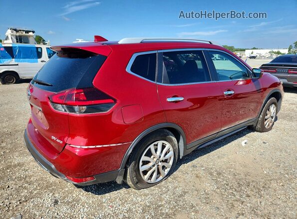 5N1AT2MVXLC727464 2020 NISSAN ROGUE Red Задня права чверть