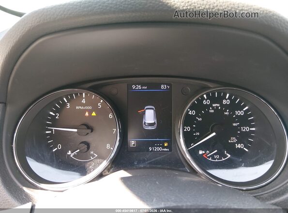 5N1AT2MVXLC734835 2020 NISSAN ROGUE White Հետևի նստատեղերի տեսք