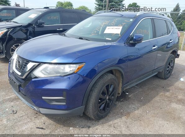 5N1AT2MVXLC768709 2020 NISSAN ROGUE Blue Przód lewy