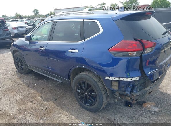 5N1AT2MVXLC768709 2020 NISSAN ROGUE Blue Tył lewy