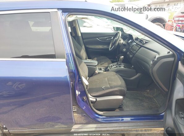5N1AT2MVXLC768709 2020 NISSAN ROGUE Blue Widok wnętrza z przodu