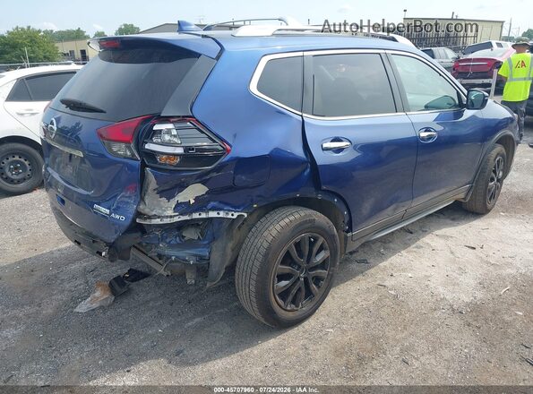 5N1AT2MVXLC768709 2020 NISSAN ROGUE Blue Tył prawy