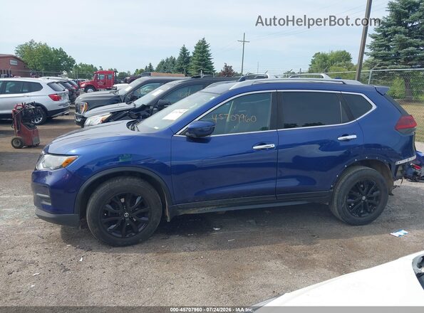 5N1AT2MVXLC768709 2020 NISSAN ROGUE Blue Widok wnętrza 360 stopni