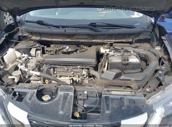 5N1AT2MVXLC768709 2020 NISSAN ROGUE Blue Widok z tyłu