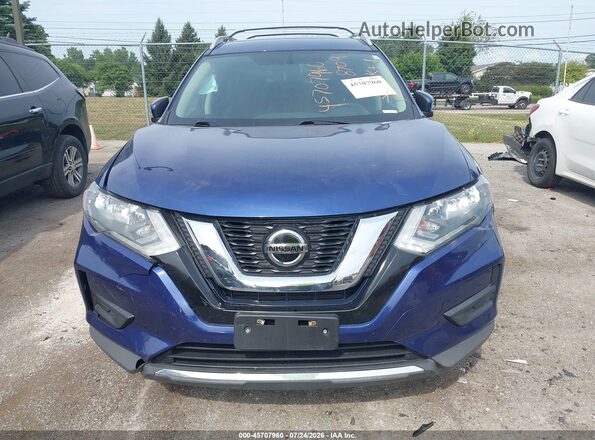5N1AT2MVXLC768709 2020 NISSAN ROGUE Blue Widok zestawu wskaźników
