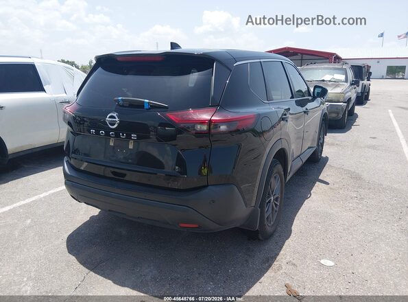 5N1AT3AA2MC796898 2021 NISSAN ROGUE Черный Задняя правая четверть