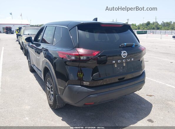 5N1AT3AA2MC796898 2021 NISSAN ROGUE Черный Задняя левая четверть